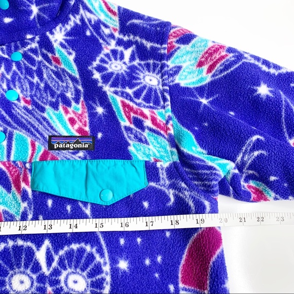 Patagonia synchilla snap t harvest moon owl patterned Fleece - Picture 8 of 9